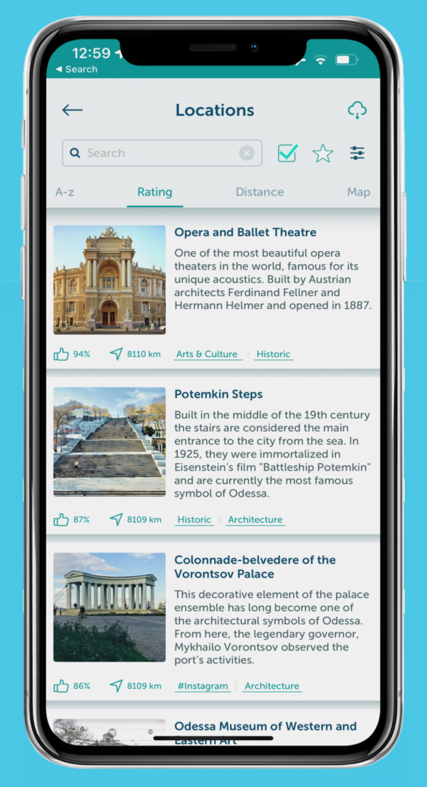 Odesa Guide App