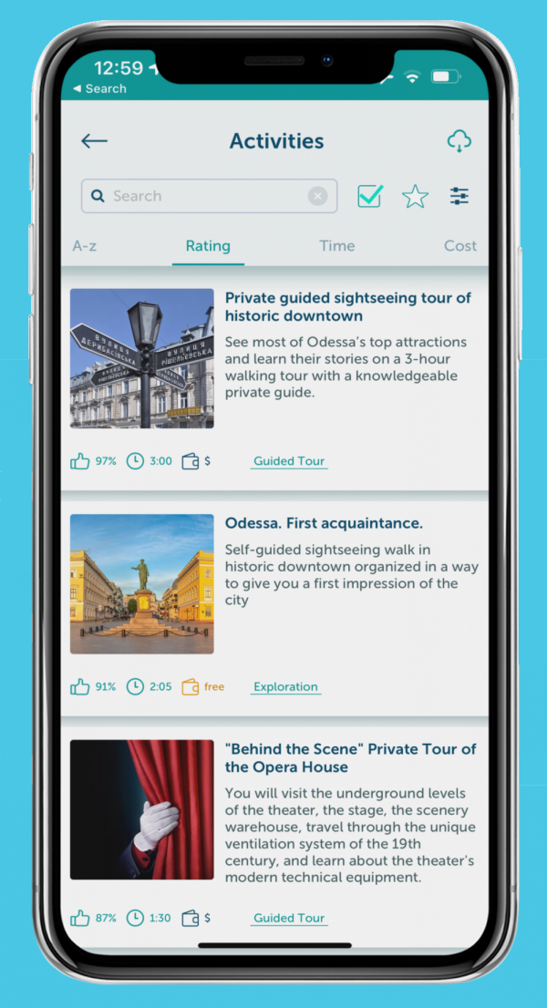 Odesa Guide App